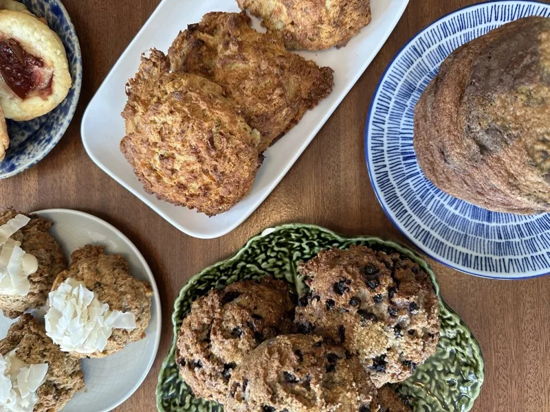 Assorted baked goods